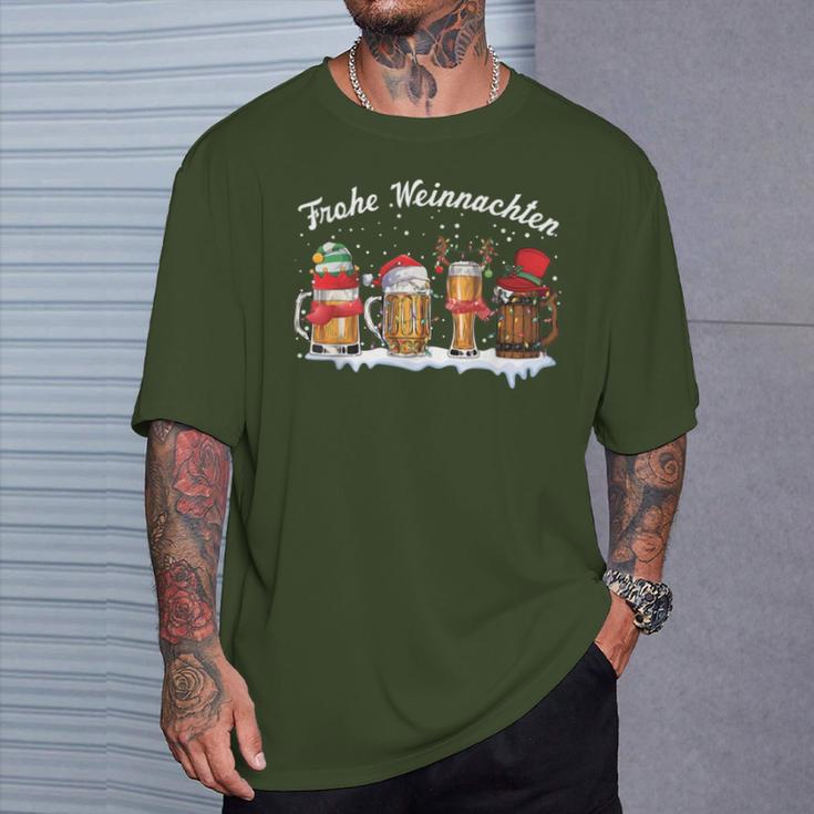 Christmas Beer Merry Christmas T-Shirt Geschenke für Ihn