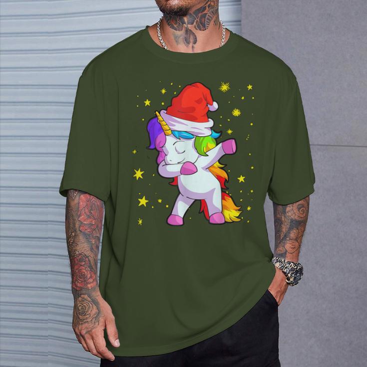 Christmas Children's Unicorn Girls Christmas T-Shirt Geschenke für Ihn