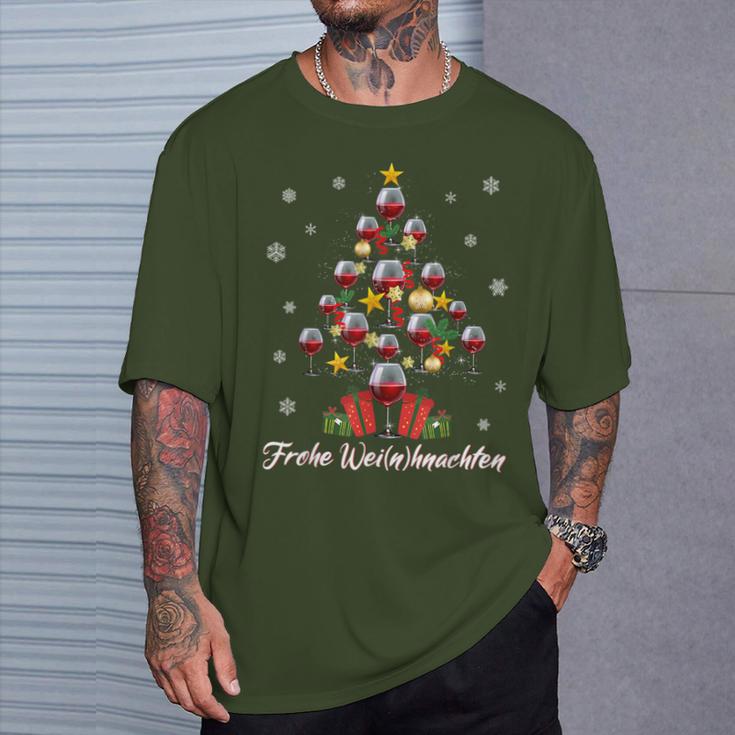 Christmas Outfit Women's Christmas Wine Christmas T-Shirt Geschenke für Ihn