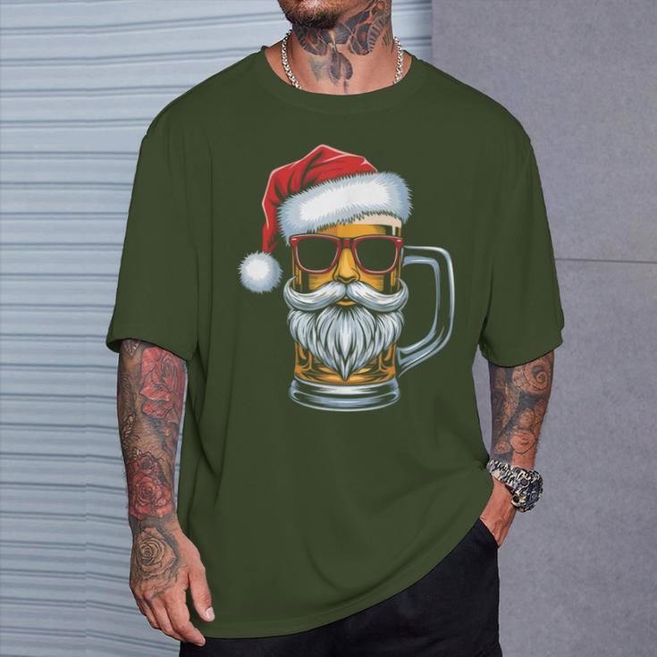 Cool Christmas Cool Santa Claus Beer Christmas T-Shirt Geschenke für Ihn