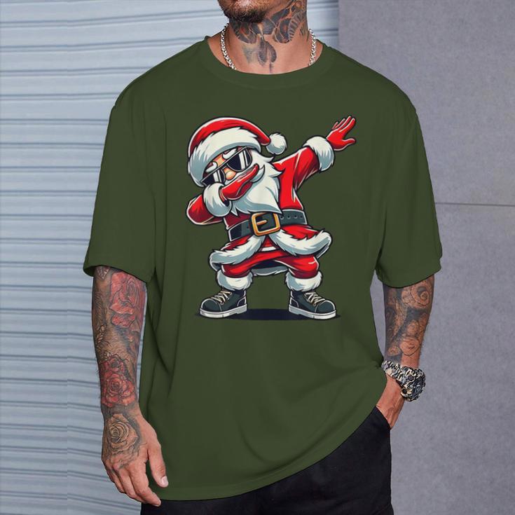 Dabbing Santa Claus Christmas Boys T-Shirt Geschenke für Ihn