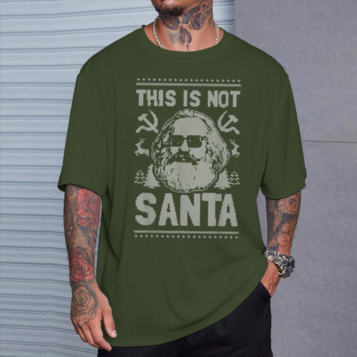 Das Ist Nicht Santa Karl Marx Christmas Communist T-Shirt Geschenke für Ihn