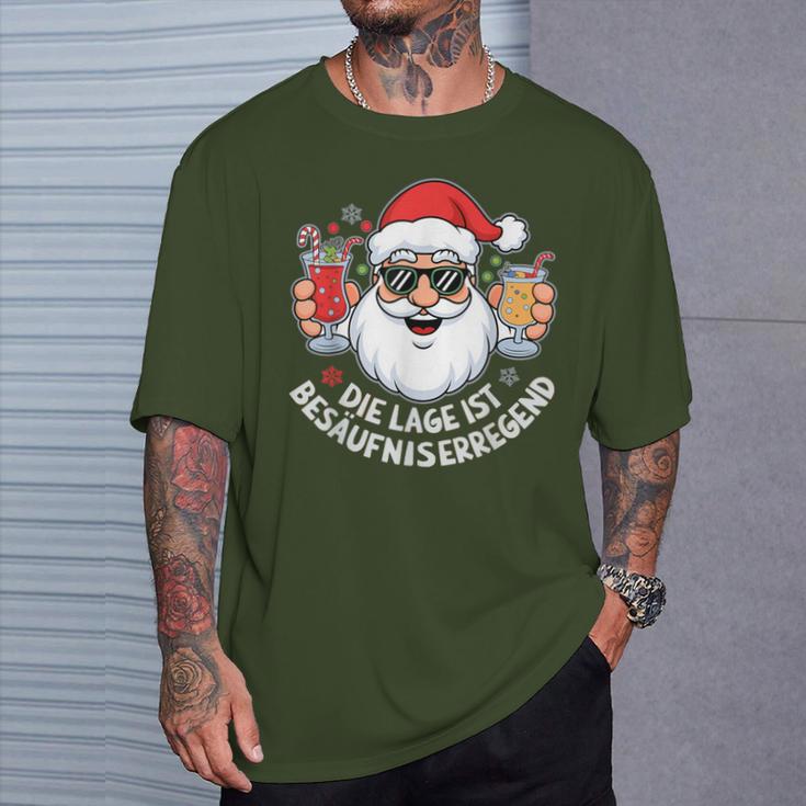 Die Lage Ist Besäufniserregend Christmas T-Shirt Geschenke für Ihn