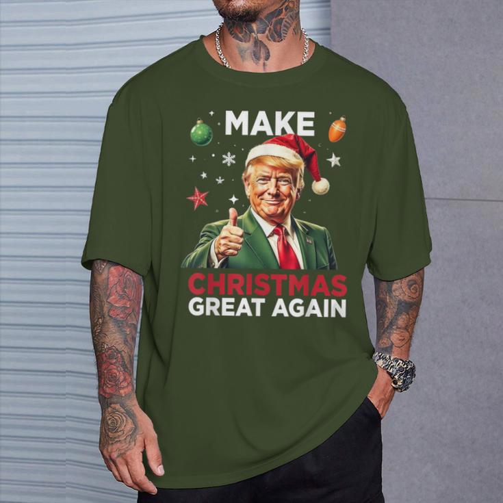 Christmas Pyjamas Make Christmas Great Again T-Shirt Geschenke für Ihn