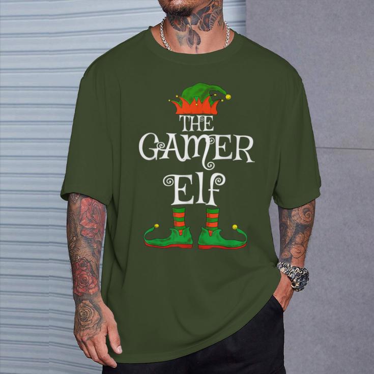 The Gamer Elf Christmas Boys Nager T-Shirt Geschenke für Ihn