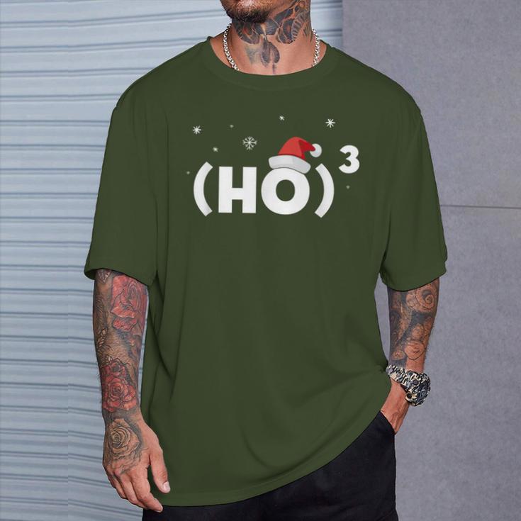 Ho Ho Ho Maths Formula Santa Christmas T-Shirt Geschenke für Ihn