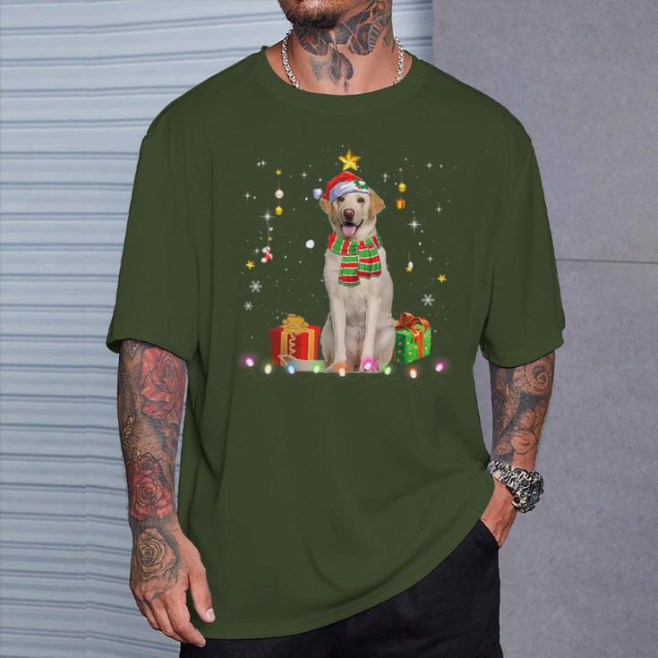 Labrador Retriever Dog Tree Christmas Jumper Xmas Dogs T-Shirt Geschenke für Ihn