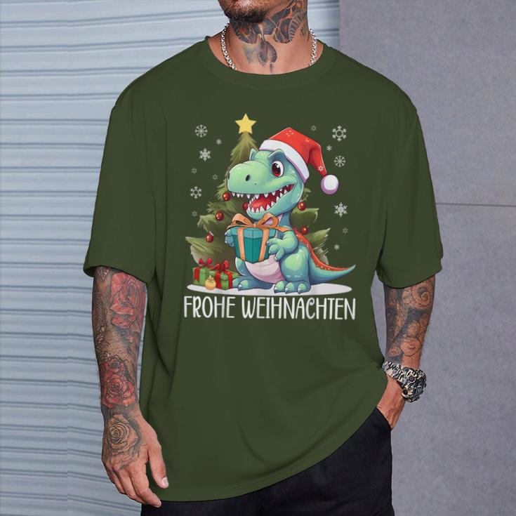 Merry Christmas Family Children's DinosaurRex Christmas T-Shirt Geschenke für Ihn