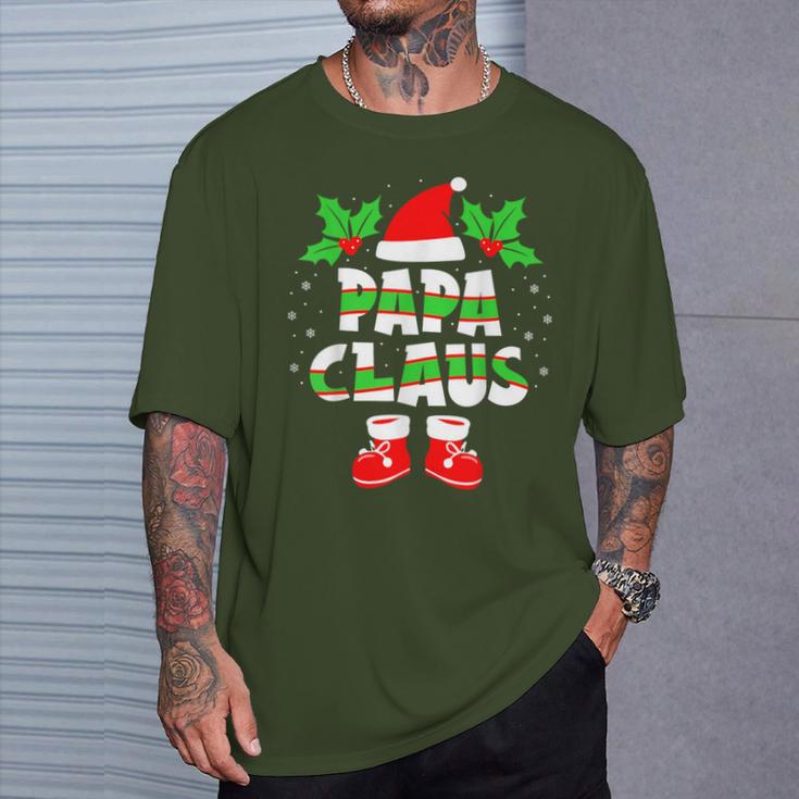 Papa Claus Outfit Christmas Family Christmas T-Shirt Geschenke für Ihn