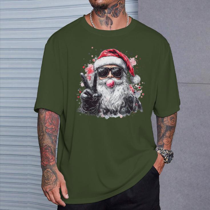 Santa Claus Christmas Fun Christmas T-Shirt Geschenke für Ihn