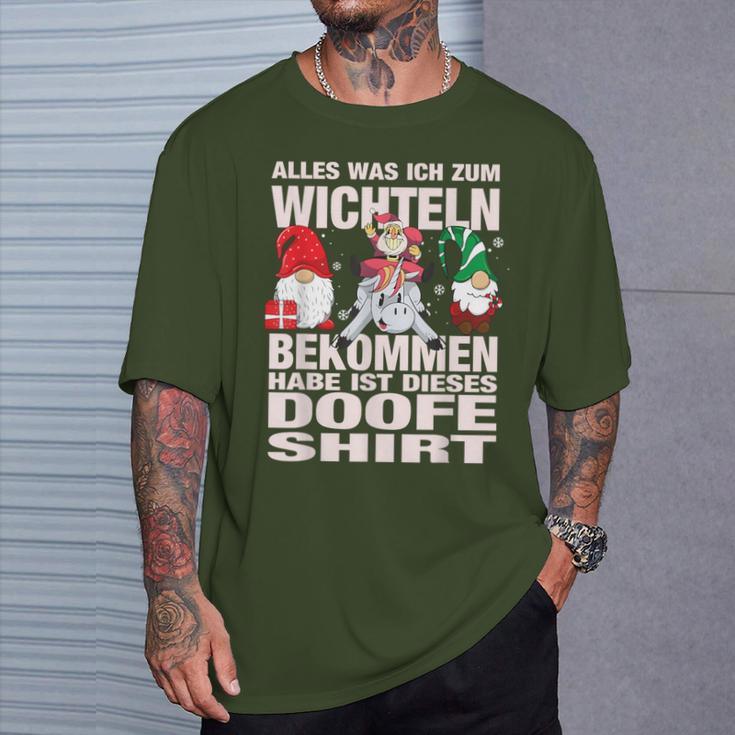 Secret Christmas Gnome Xmas Doofe Gnome T-Shirt Geschenke für Ihn