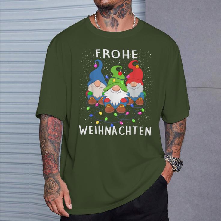 Three Dwarfs Family Merry Christmas T-Shirt Geschenke für Ihn