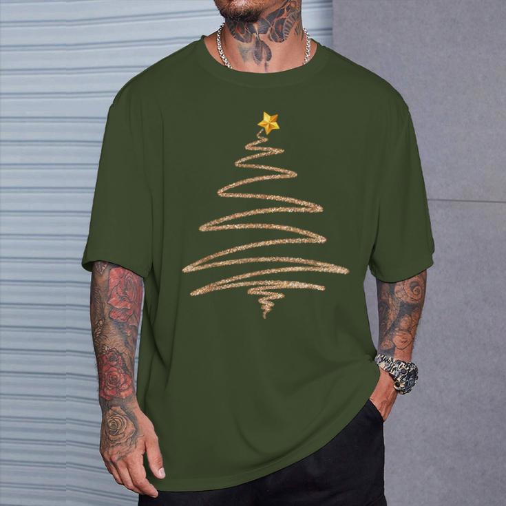 Vintage Christmas Tree Retro Merry Christmas T-Shirt Geschenke für Ihn