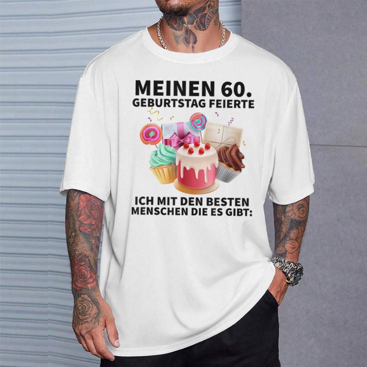 60Th Birthday Signing 60Th Birthday T-Shirt Geschenke für Ihn