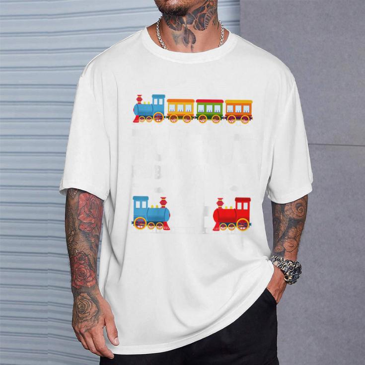 Children's 4Th Birthday Train 4 Years Boys T-Shirt Geschenke für Ihn