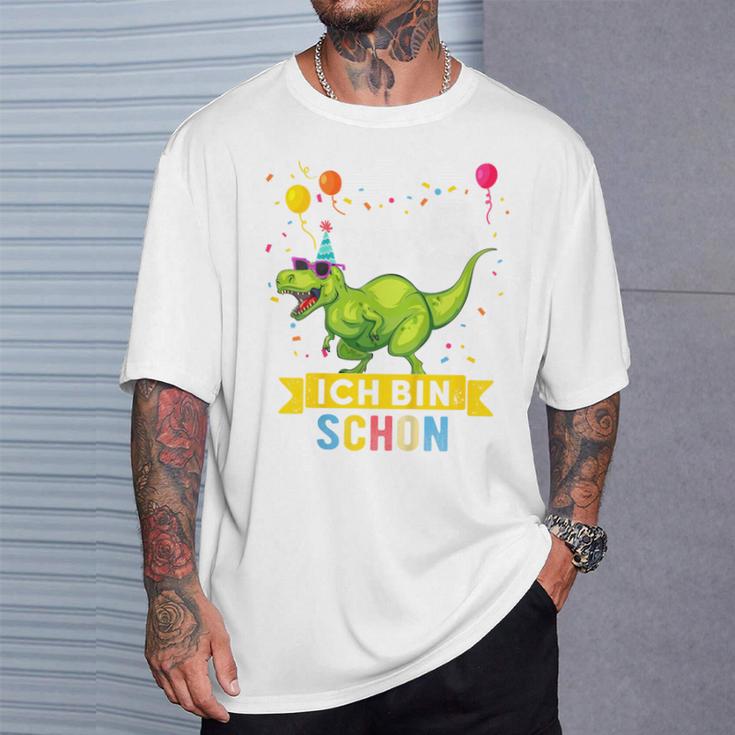 Children's 5 Years Birthday Dinosaur Boys Girls Dino T-Shirt Geschenke für Ihn