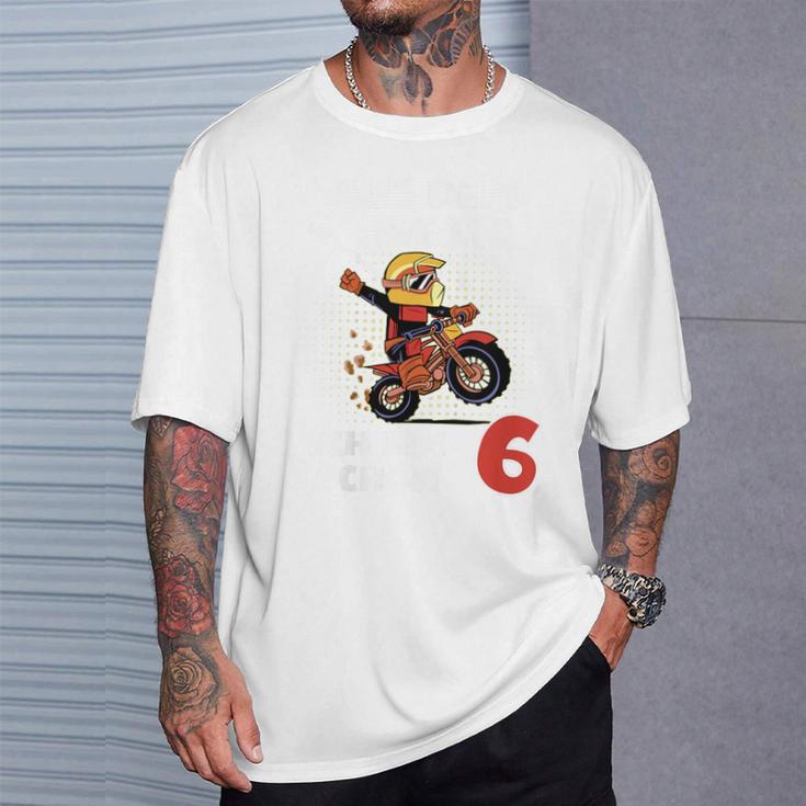 Children's 6Th Birthday Aus Dem Weg Ich Bin Schon 6 Years Motorcycle T-Shirt Geschenke für Ihn