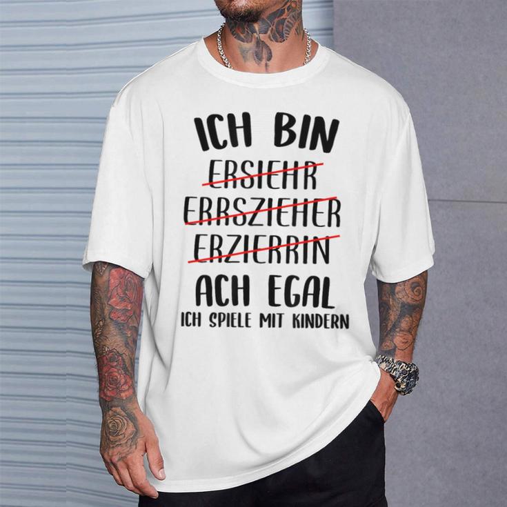 Educator With Slogan T-Shirt Geschenke für Ihn