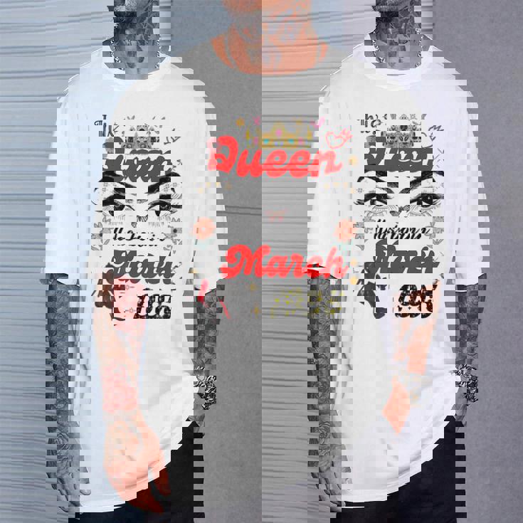 Esta Reina Nació En Marzo De 1995 Cumpleaños De Marzo Es Camiseta unisex Regalos para él