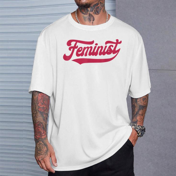 Feminist Retrointage 60S 70S Style Feminism T-Shirt Geschenke für Ihn