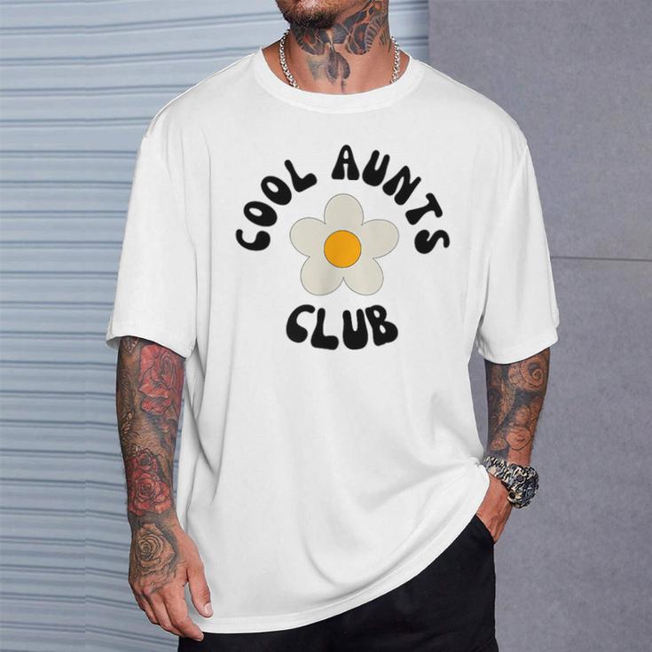 Floral Cool Aunts Club Auntie Again Gray T-Shirt Geschenke für Ihn