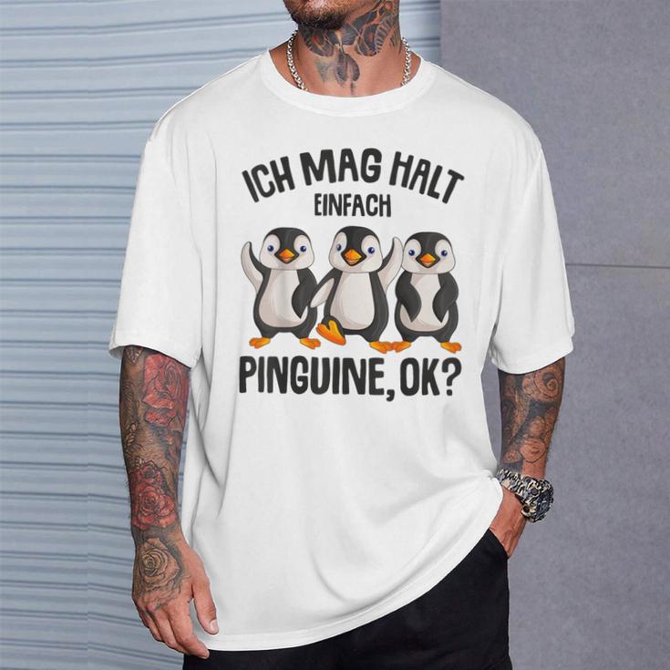 Ich Mag Halt Penguins Children's Girls' Penguin T-Shirt Geschenke für Ihn