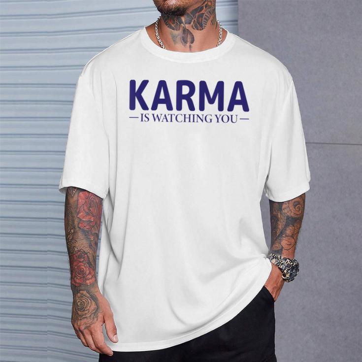 Karma Nur Gutes Karma T-Shirt Geschenke für Ihn