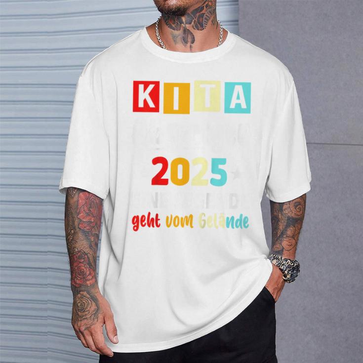 Kinder Kita Abgänger 2025 Schulkind Einschulung Schule Letzter Tag T-Shirt Geschenke für Ihn