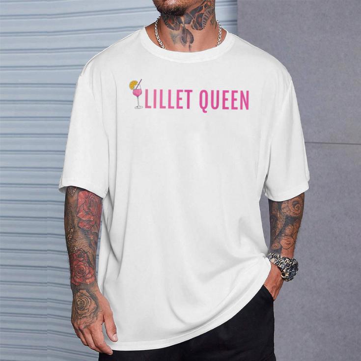 Lillet Queen Summer Alcohol Lillet T-Shirt Geschenke für Ihn