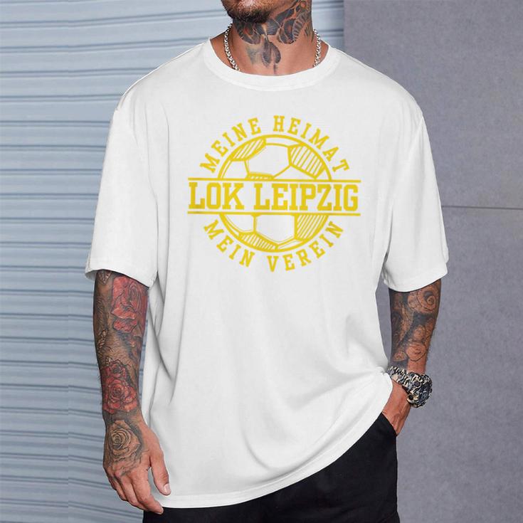 Lok Leipzig Football Kicken Club Fan Heimat Saxony Blue T-Shirt Geschenke für Ihn