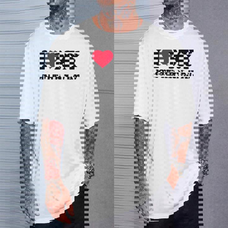 I Love Heart My Mother-In-Law T-Shirt Gifts for Him