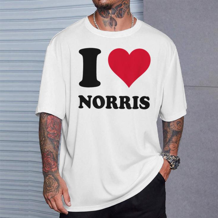 I Love Norris T-Shirt Geschenke für Ihn