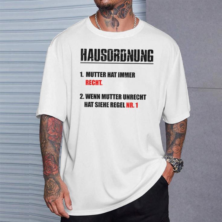 Mutterhat Immer Recht T-Shirt Geschenke für Ihn