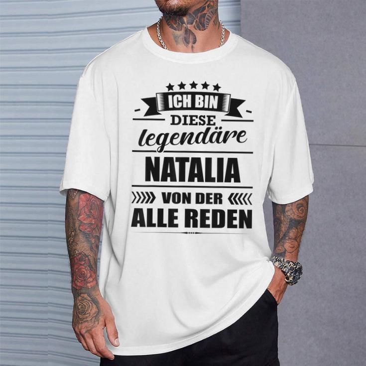 Name Nataliaorname Namensgeschenke Namenstag Fun T-Shirt Geschenke für Ihn