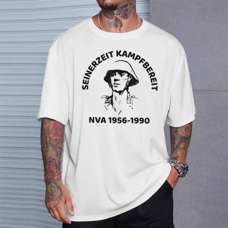 Nva Army Of The Gdr Seinerzeit Combat Ready T-Shirt Geschenke für Ihn