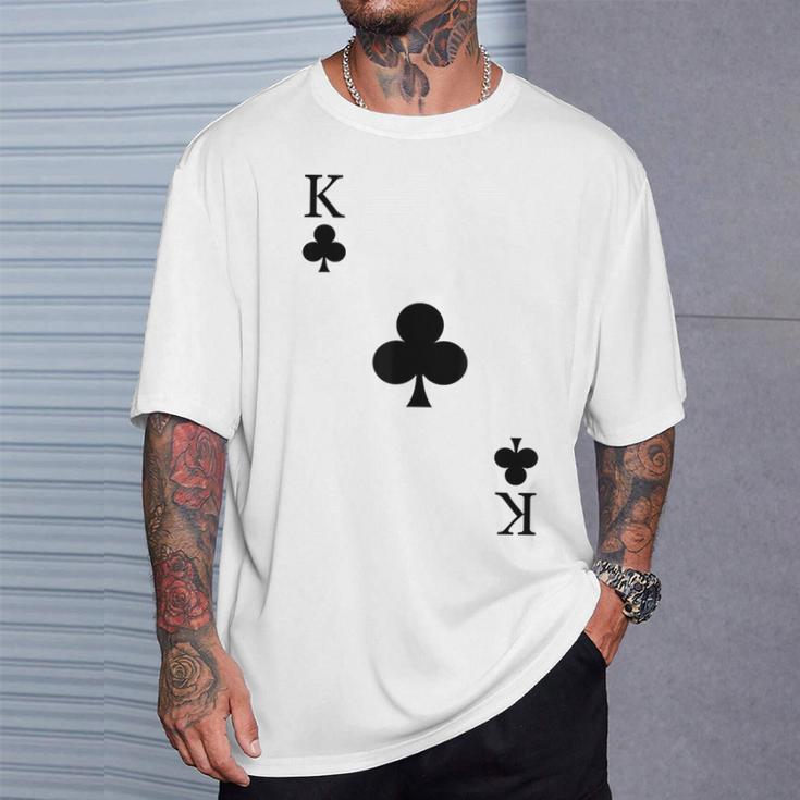 Playing Card Cross King Poker Card Game Carnival Costume T-Shirt Geschenke für Ihn