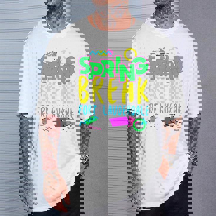 Spring Break Fort Lauderdale 90s AestheticShirt T-Shirt Gifts for Him