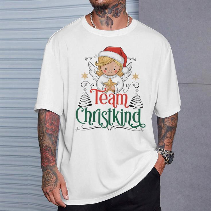 Team Christkind Christmas Eve Family Costume T-Shirt Geschenke für Ihn