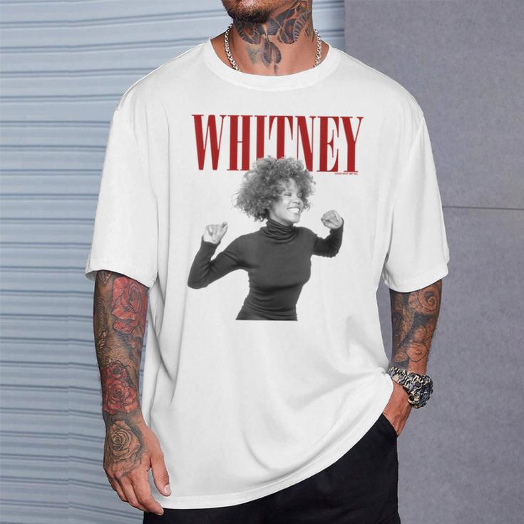 Whitney Houston Wanna Dance Gray T-Shirt Geschenke für Ihn