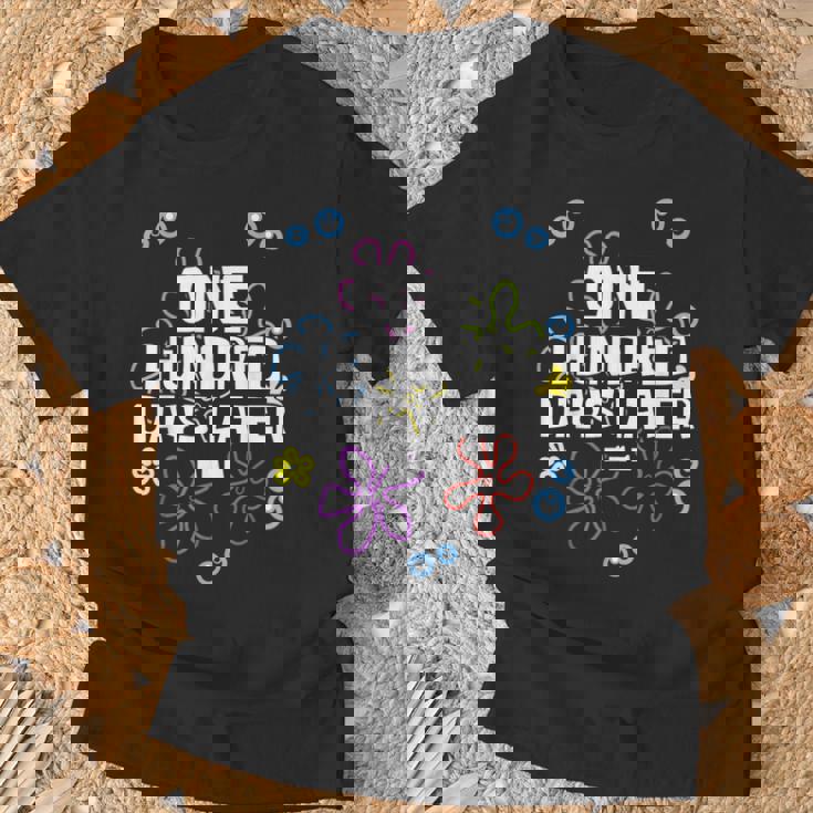 100 Days Happy 100Th Day Of School One Hundred Days Later T-Shirt Gifts for Old Men