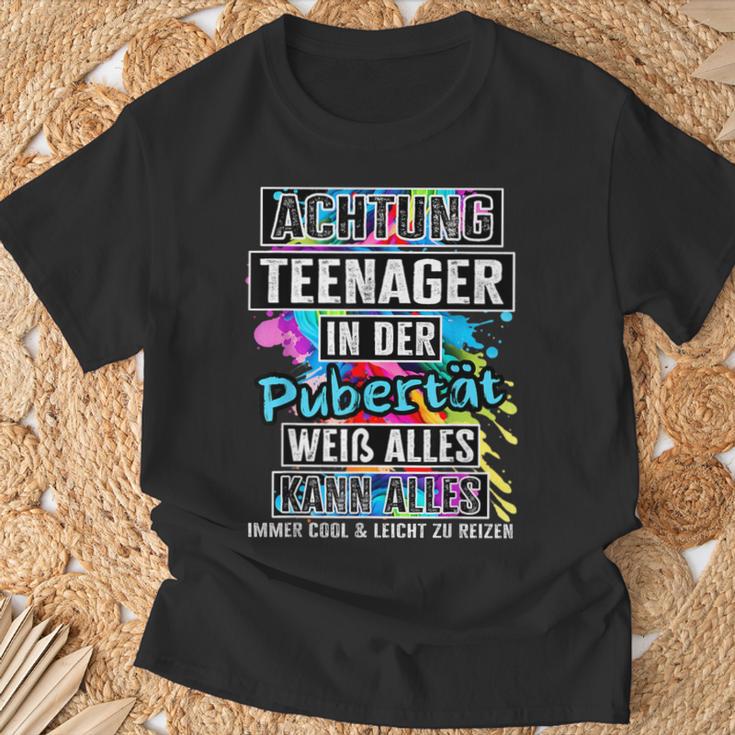 13Th Birthday Girl Nager Puberty 13 Year Old Boys T-Shirt Geschenke für alte Männer