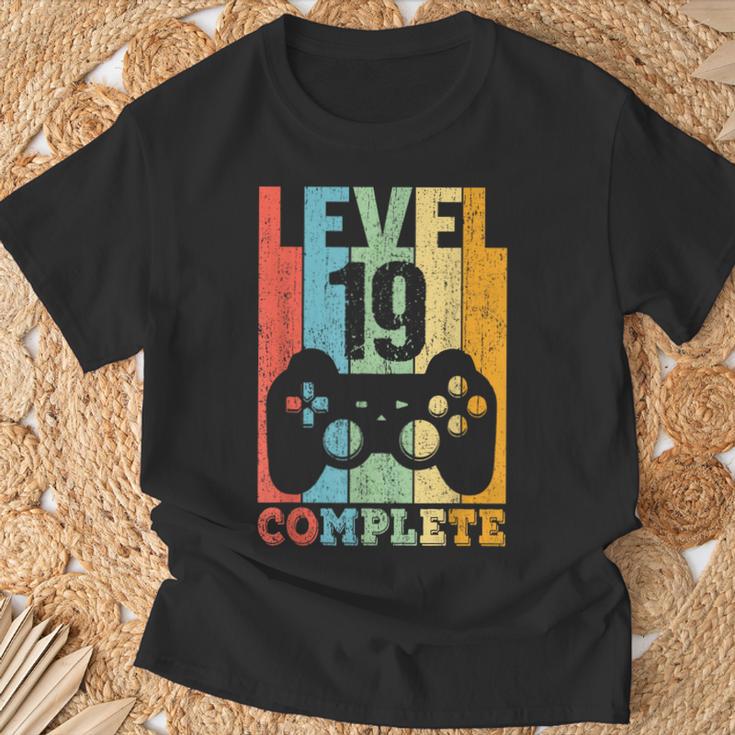 19Th Birthday Boy Girl Level 19 Years 2004 T-Shirt Geschenke für alte Männer