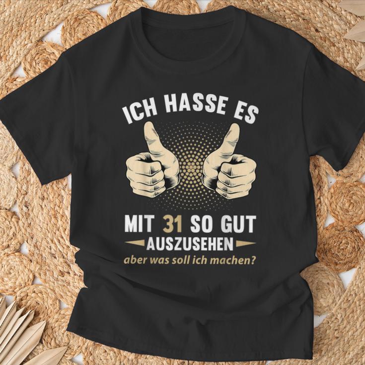 31St Birthday Man Woman 31 Years 1992 Decorative T-Shirt Geschenke für alte Männer