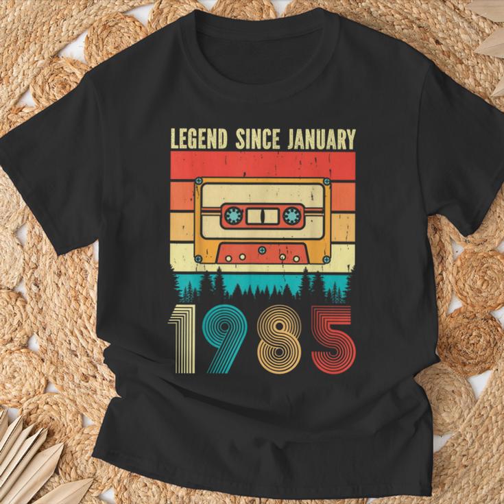 40 Years Old Legend Since January 1985 40Th Birthday T-Shirt Geschenke für alte Männer