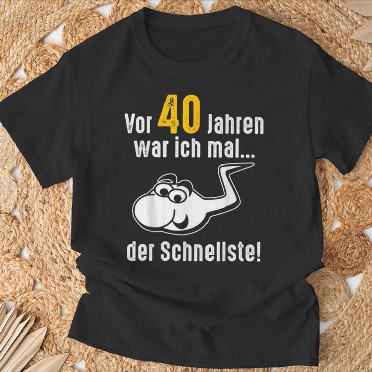 40Th Birthday Man Woman 40 Years 1984 Decorative T-Shirt Geschenke für alte Männer