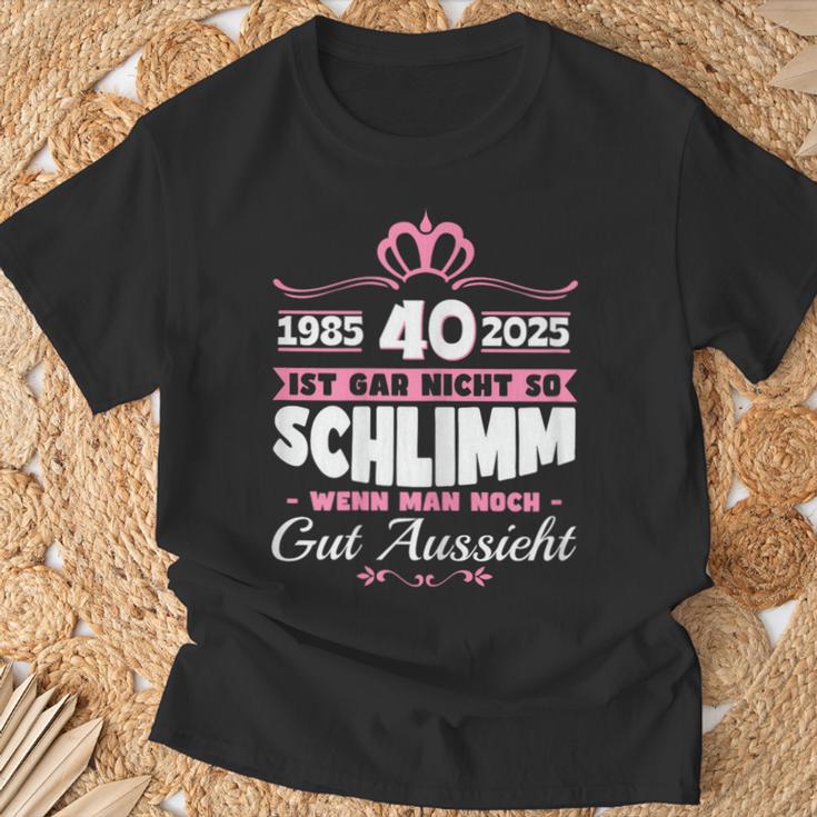 40Th Birthday Woman 40Th Birthday Women'sintage 1985 Women's T-Shirt Geschenke für alte Männer