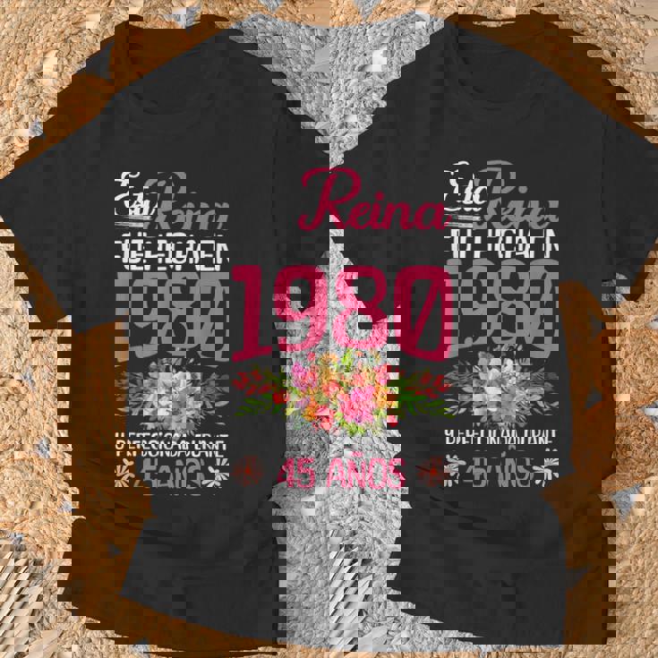 45 Años Regalo De Cumpleaños Hecha En 1980 45 Años Camiseta unisex Regalos para ancianos