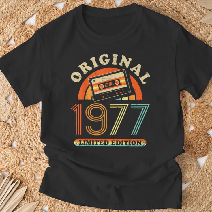 47Th Birthday Original Womenintage 1977 T-Shirt Geschenke für alte Männer