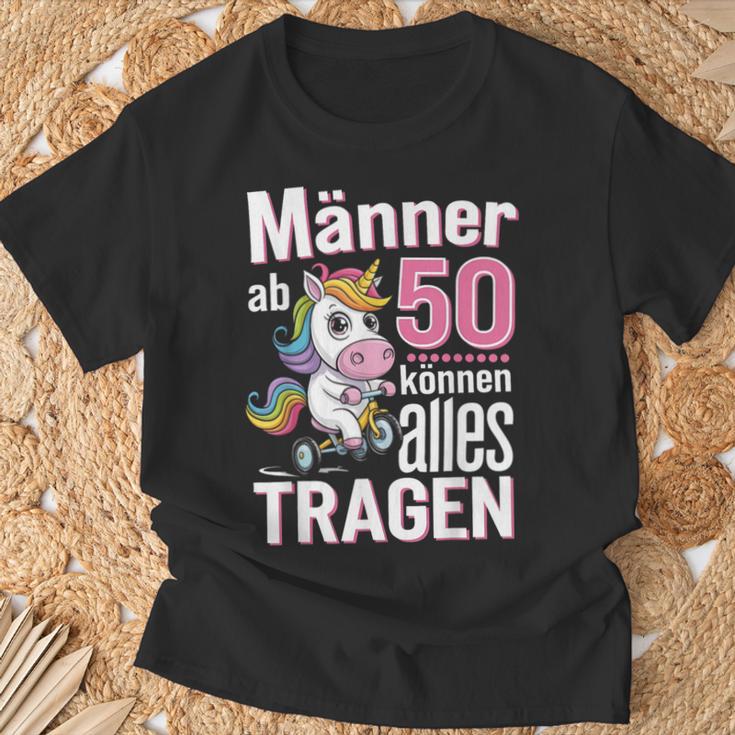 From 50 Can Wear Everything 50Th Birthday Slogan Humour T-Shirt Geschenke für alte Männer