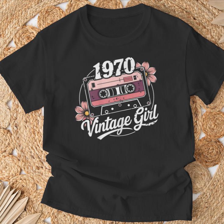 55 Años Intage 1970 Cumpleaños 55 Retro 1970 Camiseta unisex Regalos para ancianos